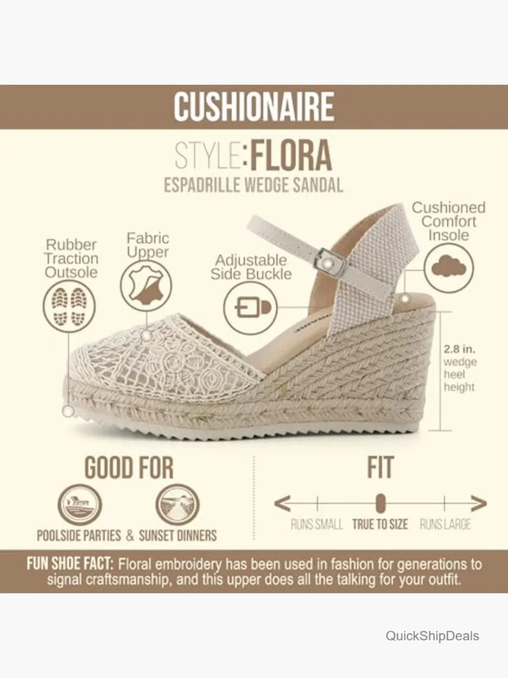 N/A cushioned platform